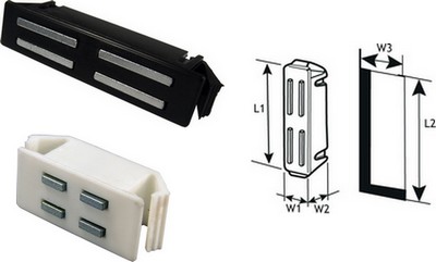 Aimants de meubles – à claquement