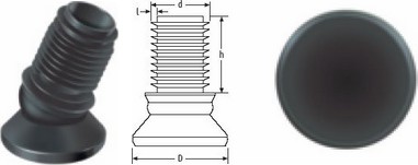 Glisseurs à la base en polyamide